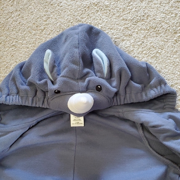 Carter's Soft Blue Baby Hoodie 18M - Picture 4 of 8